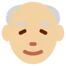 Old Man: Medium-Light Skin Tone Emoji 👴🏼 image - Twitter / X (Twemoji) style