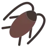 Cockroach Emoji 🪳 image - Tossface style