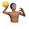 Man Playing Water Polo: Medium Skin Tone Emoji 🤽🏽‍♂️ image - Apple style