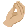 Pinched Fingers: Medium-Light Skin Tone Emoji 🤌🏼 image - Google Noto Color style