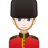 Man Guard: Light Skin Tone Emoji 💂🏻‍♂️ image - Emojidex style