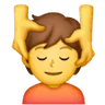 얼굴 마사지 Emoji 💆 image - Samsung style