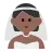 Person With Veil: Medium-Dark Skin Tone