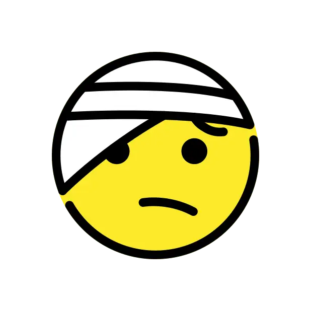 Face With Head-Bandage