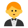 Man In Tuxedo Emoji 🤵‍♂️ image - Tossface style