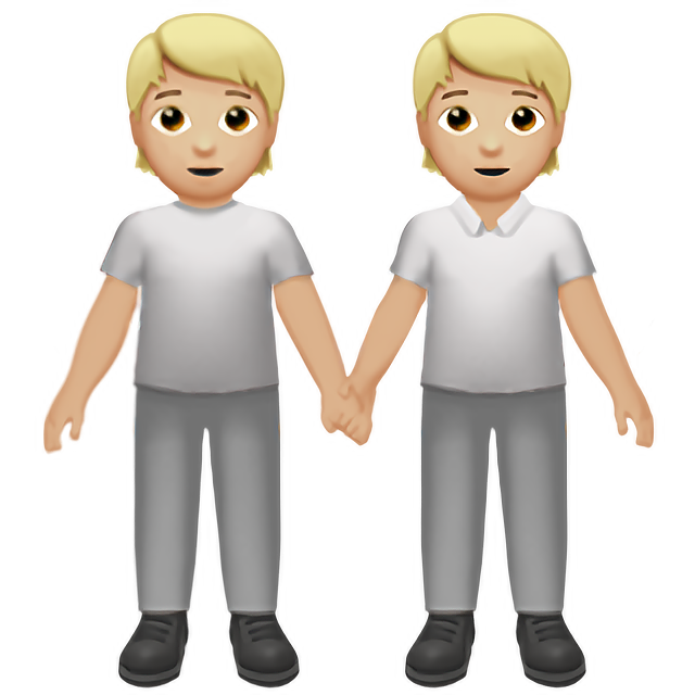 People Holding Hands: Medium-Light Skin Tone
