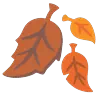 Düşmüş Yaprak Emoji 🍂 image - Google Noto Color Animated style