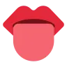 Zunge Emoji 👅 image - Tossface style