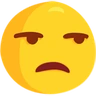 Visage contrarié Emoji 😒 image - Facebook Messenger (2016) style