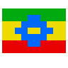 Flag: Ethiopia Emoji 🇪🇹 image - SerenityOS style