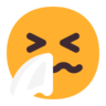 Cara espirros Emoji 🤧 image - Microsoft Classic 2D style