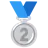 Medalla de segundo lugar