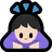 Woman Bowing: Light Skin Tone