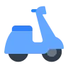Scooter de moteur Emoji 🛵 image - Tossface style