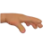 Palm Down Hand: Medium Skin Tone