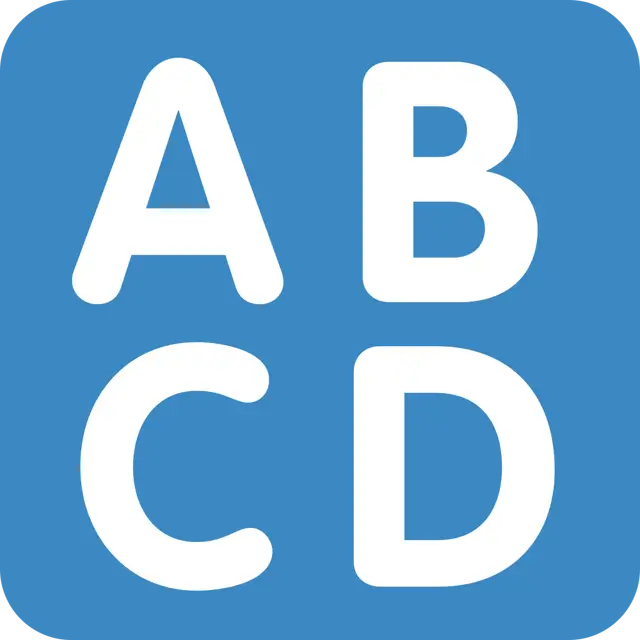 拉丁大写字母的输入符号