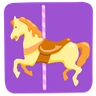 Cavalo de carrossel Emoji 🎠 image - Facebook Messenger (2016) style