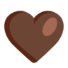 ブラウンハート Emoji 🤎 image - Microsoft Classic 2D style