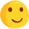 Emoji Kissé mosolygó arc 🙂 image - Facebook Messenger (2016) style