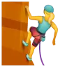 Woman Climbing Emoji 🧗‍♀️ image - WhatsApp style