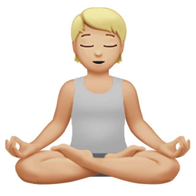 Person In Lotus Position: Medium-Light Skin Tone