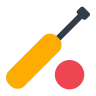 Bate de cricket y pelota Emoji 🏏 image - Tossface style