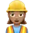 Woman Construction Worker: Medium Skin Tone