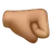Right-Facing Fist: Medium Skin Tone