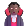 Vampire: Medium-Dark Skin Tone Emoji 🧛🏾 image - Microsoft 3D Fluent style