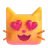 Smiling Cat With Heart-Eyes