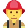 Firefighter Emoji 🧑‍🚒 image - Twitter / X (Twemoji) style