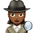 Woman Detective: Medium-Dark Skin Tone