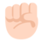 Raised Fist: Light Skin Tone