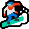 Snowboarder: Medium Skin Tone Emoji 🏂🏽 image - Microsoft Windows 10 Segoe UI Emoji style