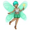 Fairy: Medium Skin Tone Emoji 🧚🏽 image - Huawei Harmony OS style