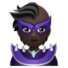 Supervillain: Dark Skin Tone Emoji 🦹🏿 image - Huawei Harmony OS style