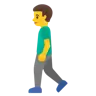 Man Walking Emoji 🚶‍♂️ image - Google Noto Color style