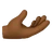 Palm Up Hand: Medium-Dark Skin Tone