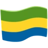 Flag: Gabon Emoji 🇬🇦 image - Facebook Messenger (2016) style
