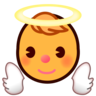 宝贝天使 Emoji 👼 image - Emojidex style