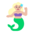 Mermaid: Medium-Light Skin Tone