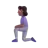 Woman Kneeling: Medium-Dark Skin Tone