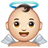 Baby Angel: Light Skin Tone Emoji 👼🏻 image - WhatsApp style