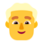 Man: Blond Hair