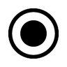 Radio Button Emoji 🔘 image - SoftBank style