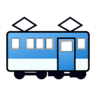 Wagon de chemin de fer Emoji 🚃 image - Emojidex style