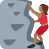 Woman Climbing: Medium-Dark Skin Tone Emoji 🧗🏾‍♀️ image - Twitter / X (Twemoji) style