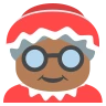 Mrs. Claus: Medium-Dark Skin Tone Emoji 🤶🏾 image - EmojiTwo style