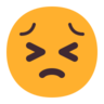 Emoji Volto Perseverante 😣 image - Microsoft Classic 2D style