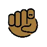 Index Pointing At The Viewer: Medium-Dark Skin Tone Emoji 🫵🏾 image - OpenMoji style